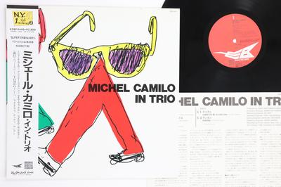 LP Plaat MICHEL CAMILO - In Trio K28P6445 ELECTRIC BIRD 1986 Japan Obi Jazz Gebruikt