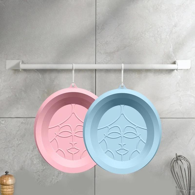 1PC Collapsible Silicone Face Ice Bath Tray Cold Therapy For Facial Puffiness Portable Cryo Skin Travel Beauty Bowl Facial Tools