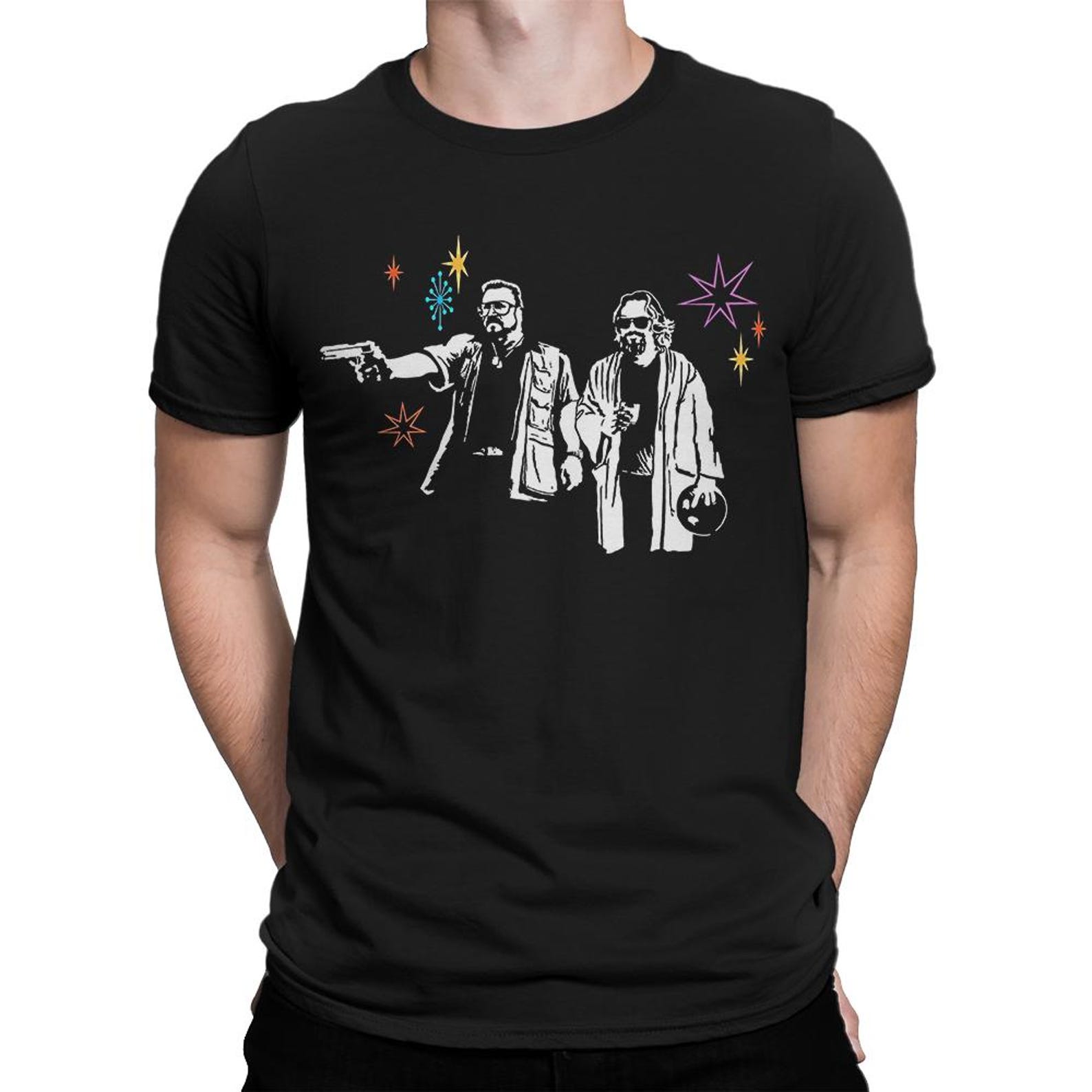 The Big Lebowski x Pulp Fiction T-Shirt, Men s and Women s Sizes M