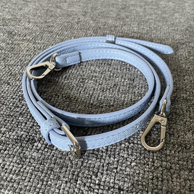 First Layer Cowhide Longxiang Mini Non-destructive Modification Dumpling Shoulder Strap Crossbody Bag Accessories Punching DIY