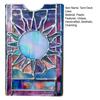 Stained Glass Tarot Deck Case Mystical Sun And Moon Tarot Card Holder Handcrafted Tarot Storage Protector for Standard Size Playing Cards