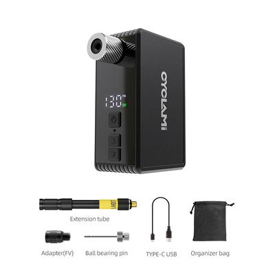 CYCLAMI AM6 Pro Mini Elektrikli Otomatik Hava Pompası Taşınabilir Dijital Şişirici MTB Yol Bisikleti Schrader Presta Lastikler 150PSI 800mAh