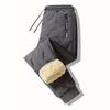 Men's Fleece Lined Pants Thickened Casual Sports Long Pants Loose Straight Leg Plus Size Warm Cotton Pants