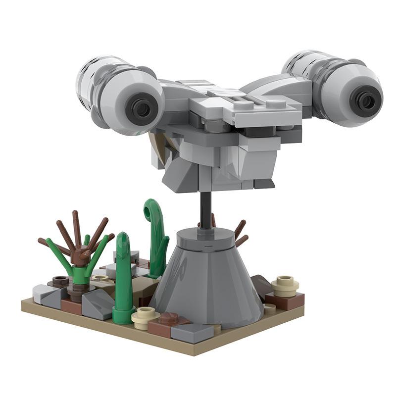 MOC-51912 Razor Scene Planet Small Particle Puzzle Assembling Building Block Set