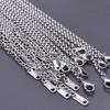 1/10pcs/Lot Silver Color Snake/Beads Chain Necklace Stainless Steel Chains For Women Men Accessories DIY Jewelry Making Choker