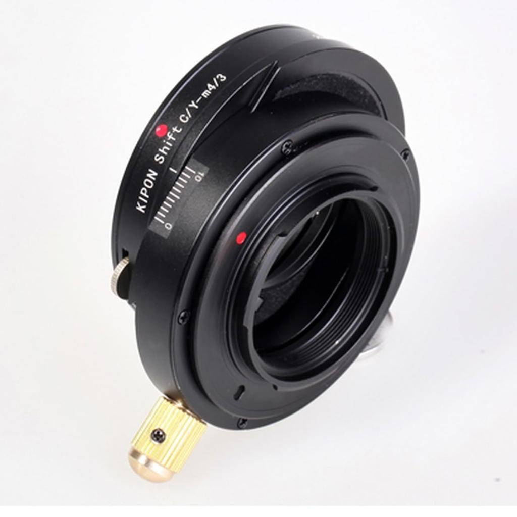 KIPON mount lens to Micro Four Thirds mount adapter with shift mechanism SHIFT Contax/Yashica C/Y-m4/3