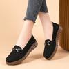 Women's Suede Loafers Slip-on Soft Sole Casual Moccasins Lightweight Breathable Flats for Walking Traveling