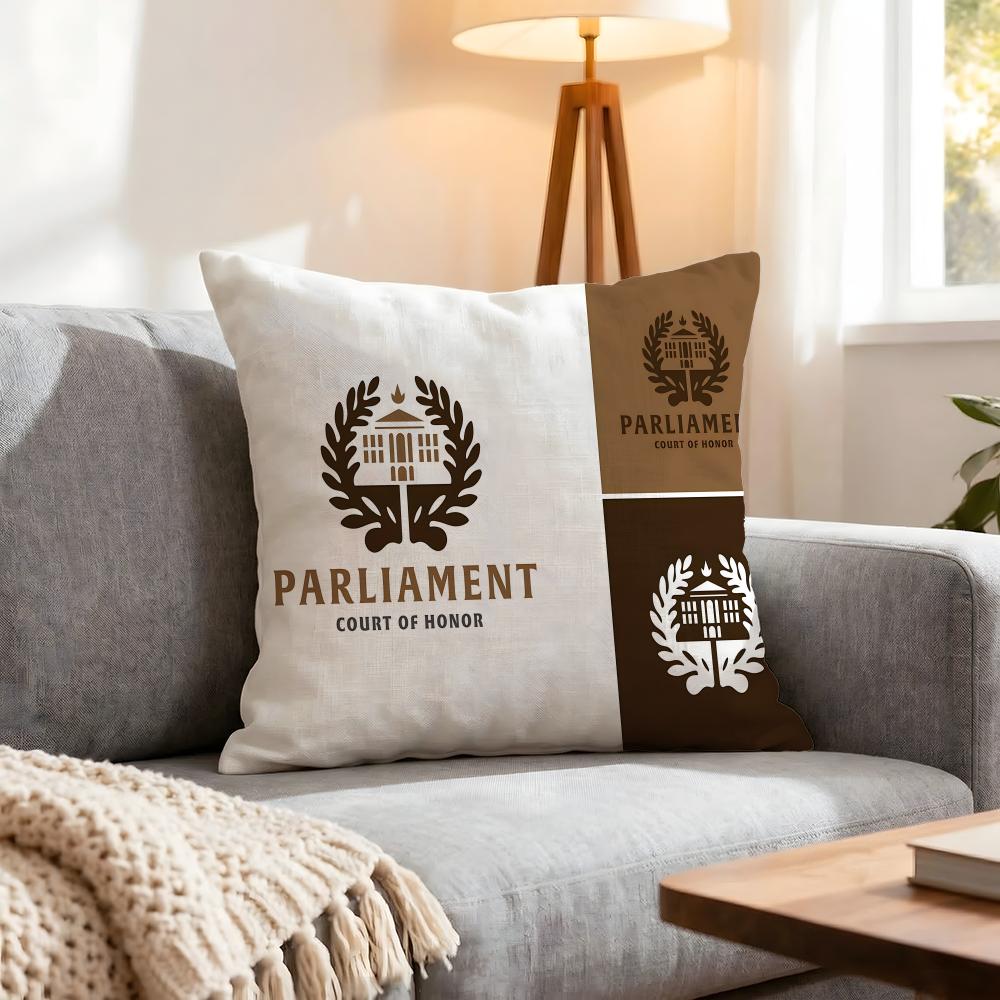 Classic Parliament Cushion Cover 1Pcs Decorative Covers Soft Cushion Case For Sofa Couch Decor 40X40 45X45 Pillowcases
