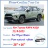 Car Front Wiper Blades For Toyota RAV4 XA50 Accessories Wildlander Suzuki Across -2025 Durable Windshield Windscreen Wipers