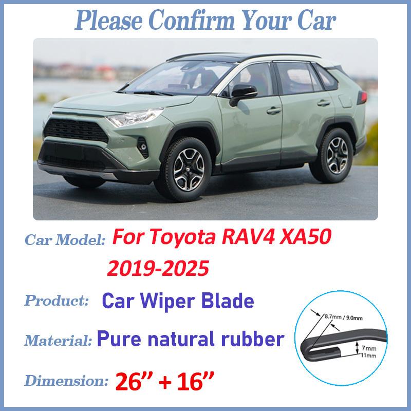 Car Front Wiper Blades For Toyota RAV4 XA50 Accessories Wildlander Suzuki Across -2025 Durable Windshield Windscreen Wipers