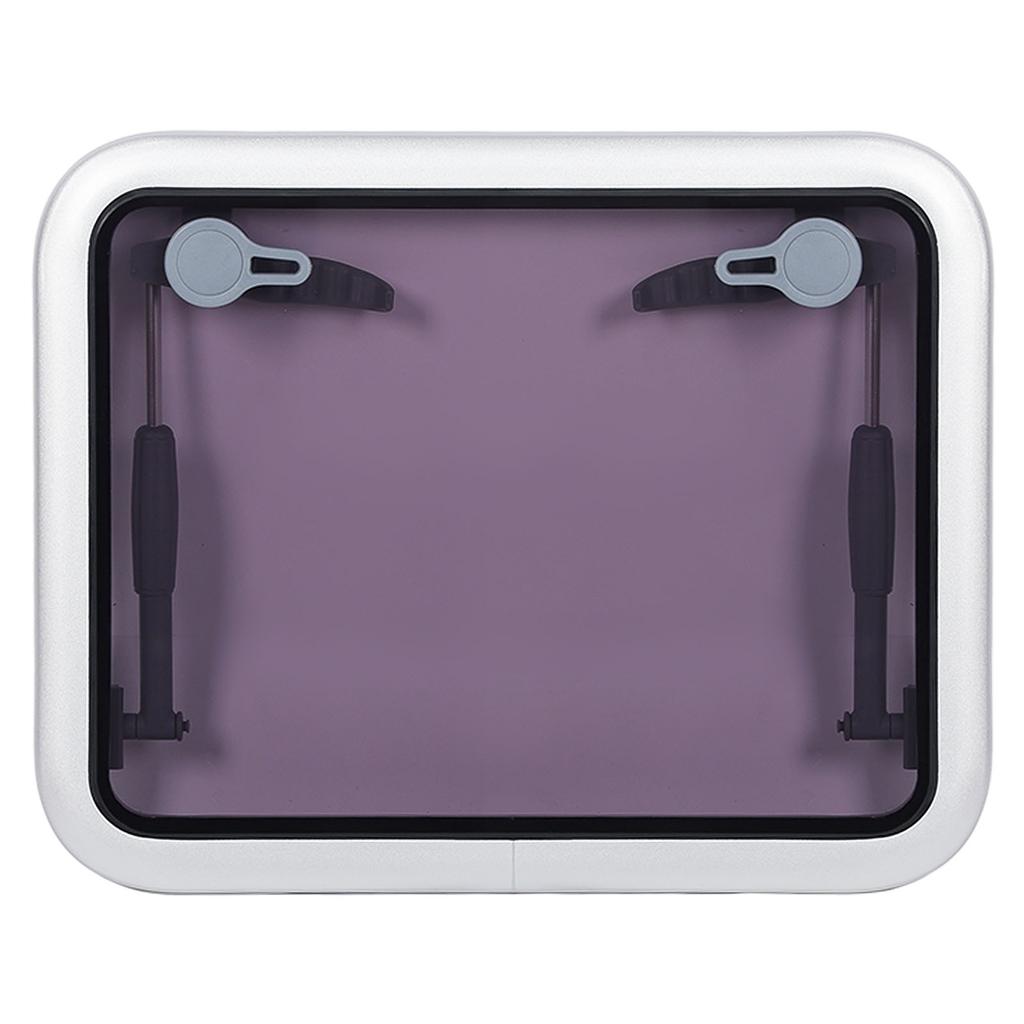 457 X 327mm Boat Skylights Window Square Push Out Deck Porthole Skylights Ventilation Hatch Window for Yacht RV Ship