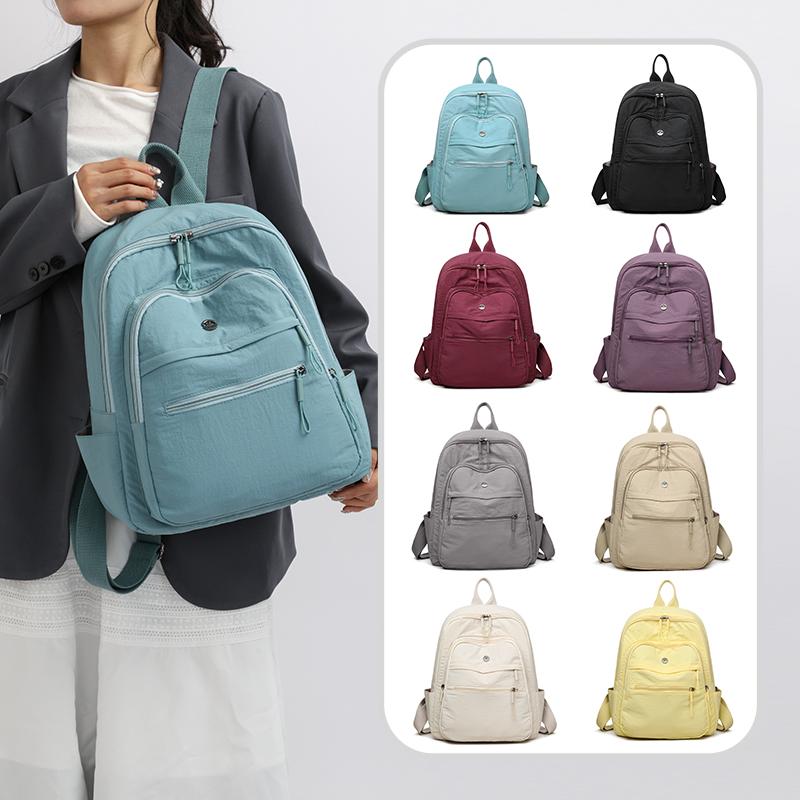 Women's Backpack Lightweight Large Capacity Nylon Backpack Travel Bag