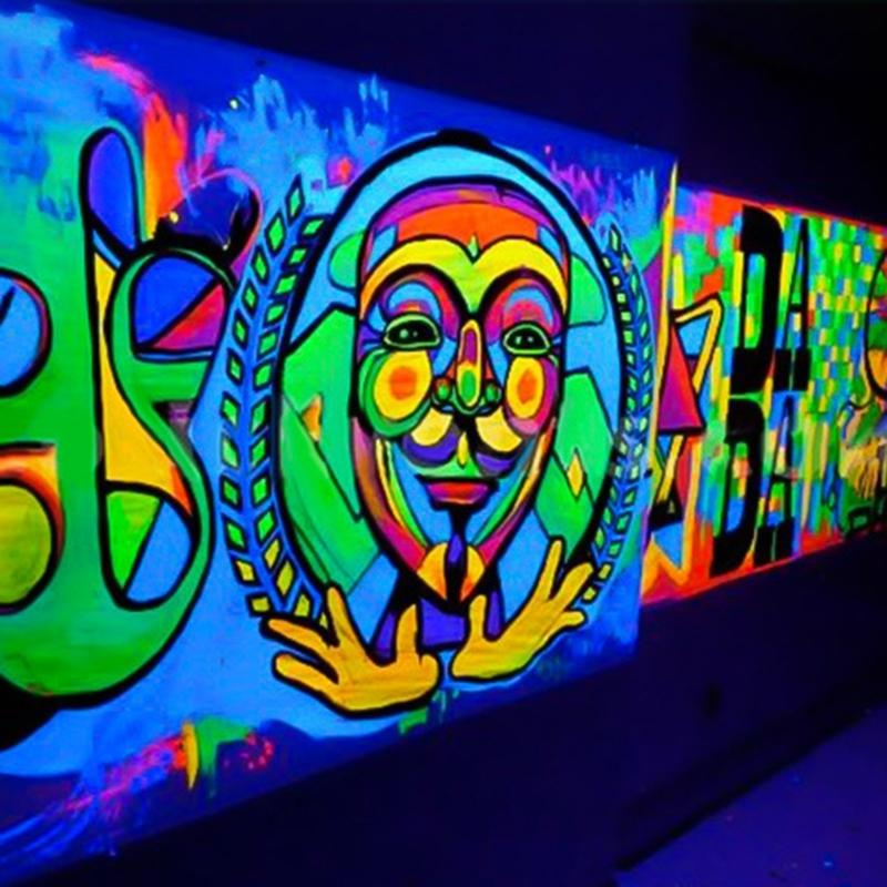 Glow in the Dark Paint,Acrylic Paint for Decorations,Art Painting Rich Pigments