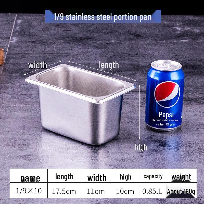 316 Stainless Steel Gastronorm Food Pan with Lid & Cutlery