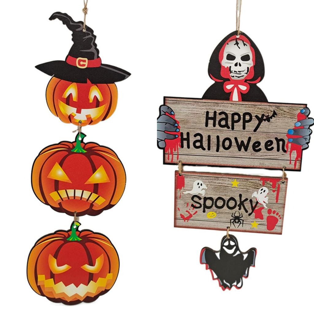 Halloween Opknoping Teken Voordeur Plaque Ambachten Veranda Outdoor Party