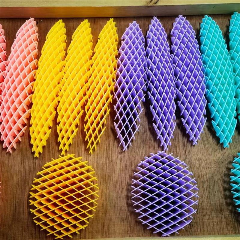 Imaginative Product Fidget Worm Stress relieving Elastic Mesh Stress relieving Healing Compact Toy Decoration Can Be Played Easily