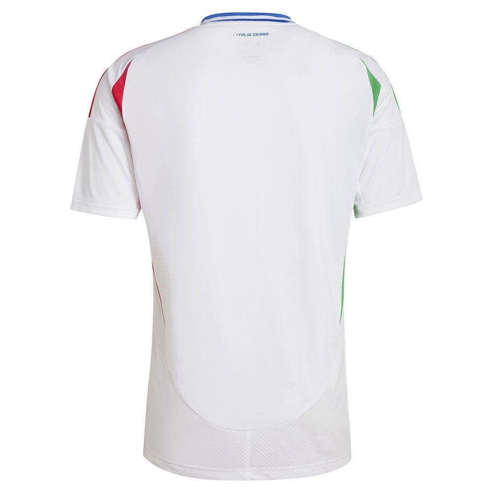 Adidas Italy 24 Away Soccer Training Jersey 100% recycled polyester White