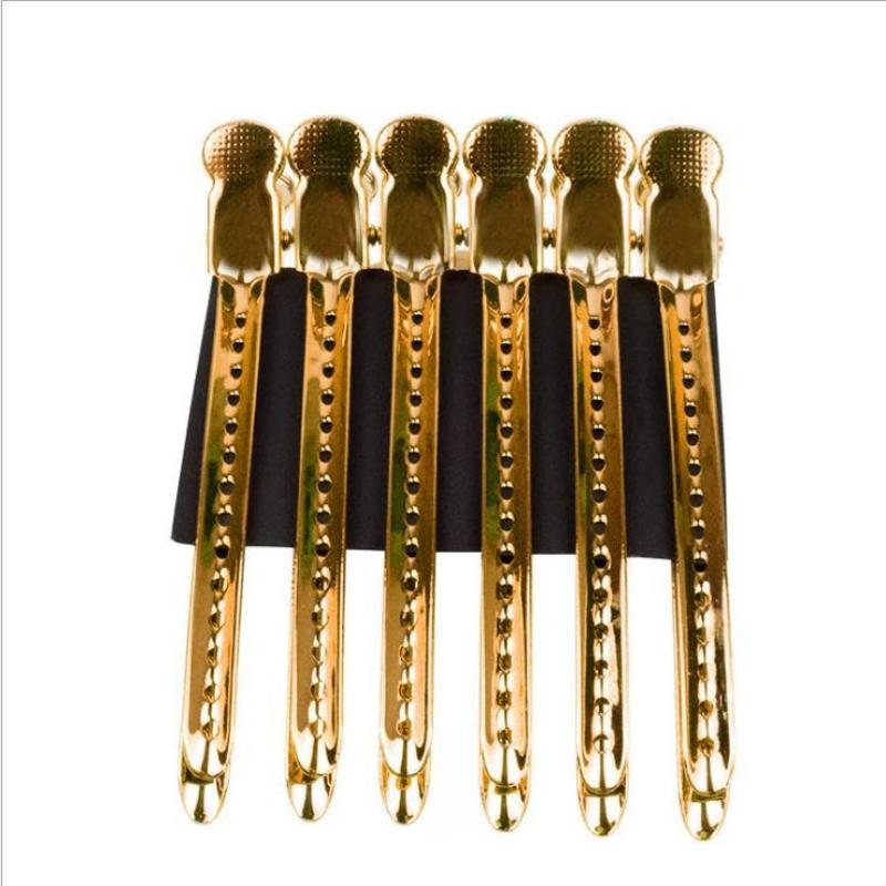 12pcs Salon Professional Hair Clips  Alligator Hair Clips Duckbill Sectioning Clamps Styling Wave Tool for Barber Hair Accessory