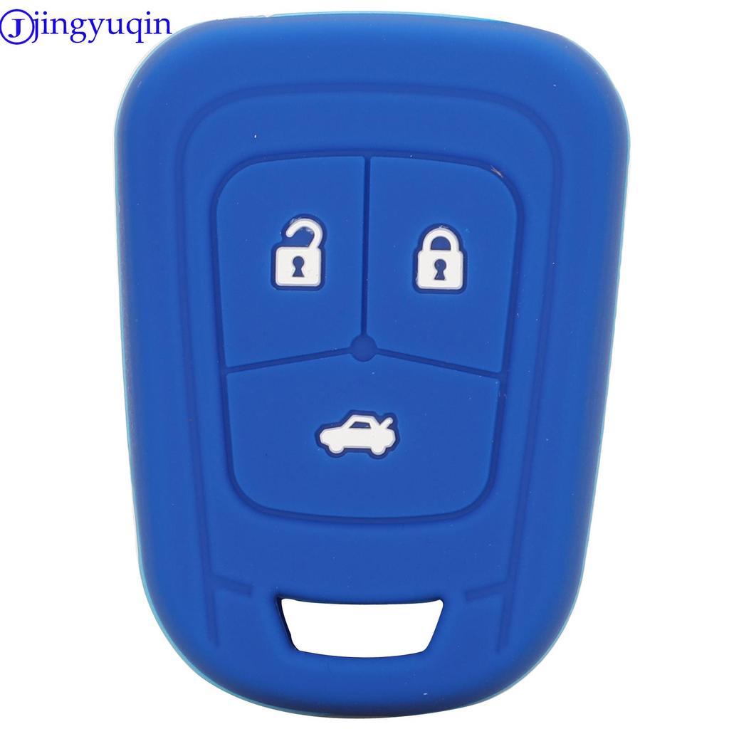 Jingyuqin 3 Buttons Remote Key Cover for Chevrolet Camaro Sonic Cruze Malibu Volt Spark Equinox Key Fob Case Car Accessories