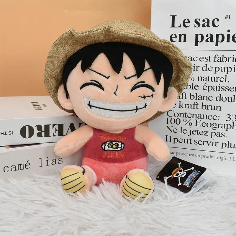 One Piece Original Plush Toy Luffy Chopper Ace Roronoa Zoro Cartoon  Anime Cute 8 Inch Stuffed Doll for Kids Xmas Gifts 20CM