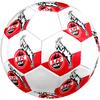 Pallone da calcio Koln, colorato, adatto a tutte le età, cucito a macchina, materiale PVC, qualità da competizione, durevole e ad alto rimbalzo