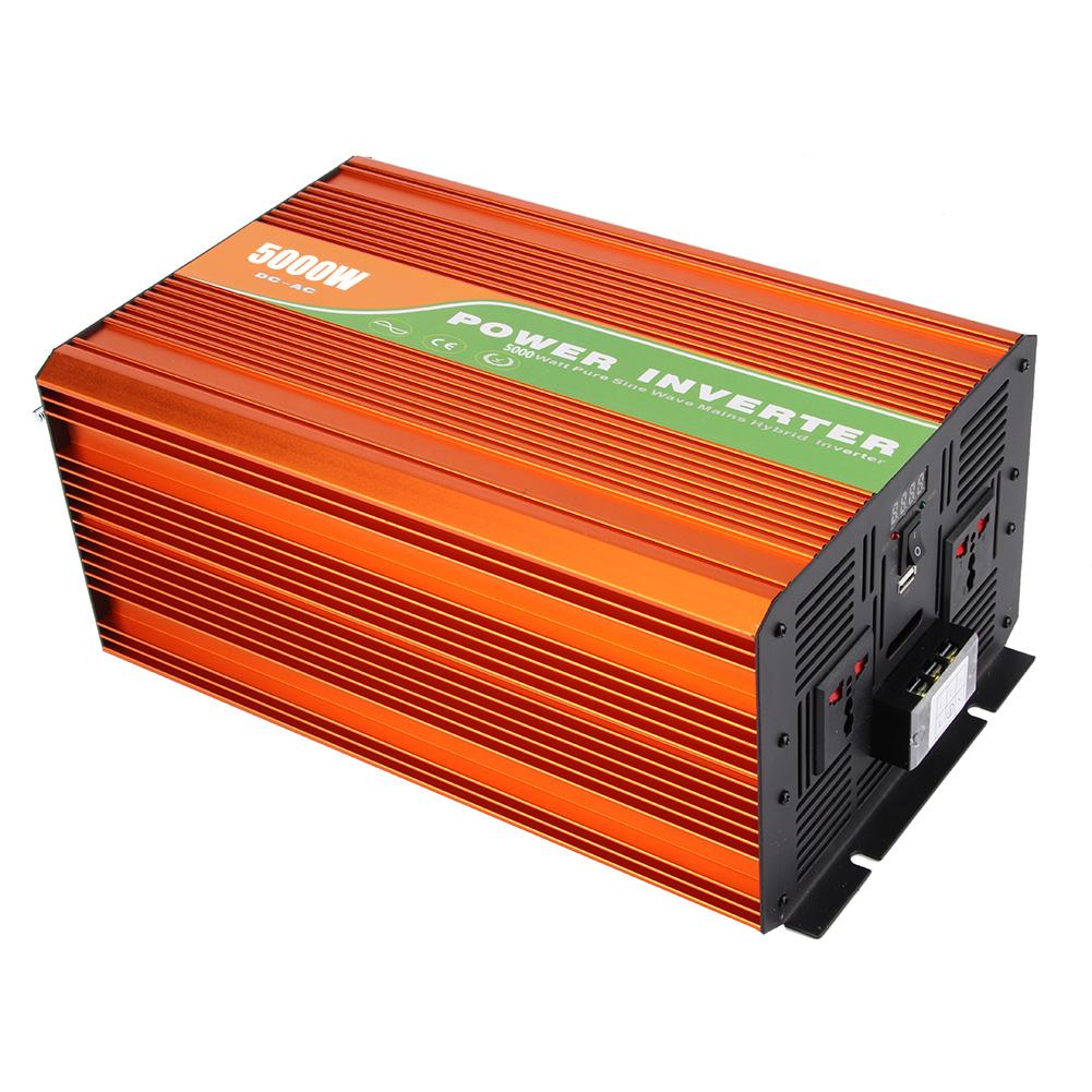 5000W High Frequency Pure Sine Wave Power Inverter Car Solar Inverter Output Voltage 220V