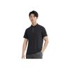 Li-Ning Fitness Series Comfortable Versatile Short Sleeve Polo Shirt Men Tops Black APLT011-1