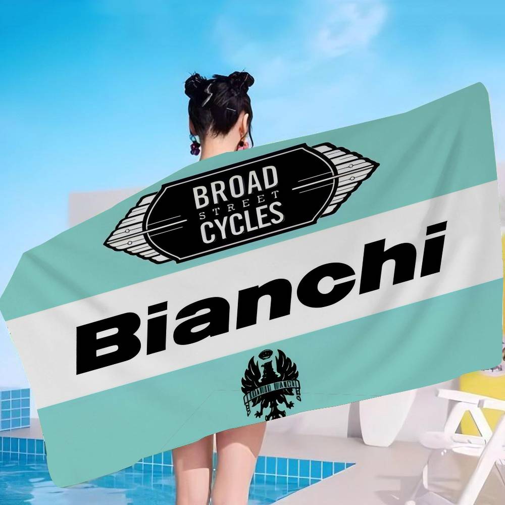 Living Room Carpet Bianchi Bike Microfiber Blanket Quick Drying Beach Towels Oversized Super Absorbent Pool Towel Blanket