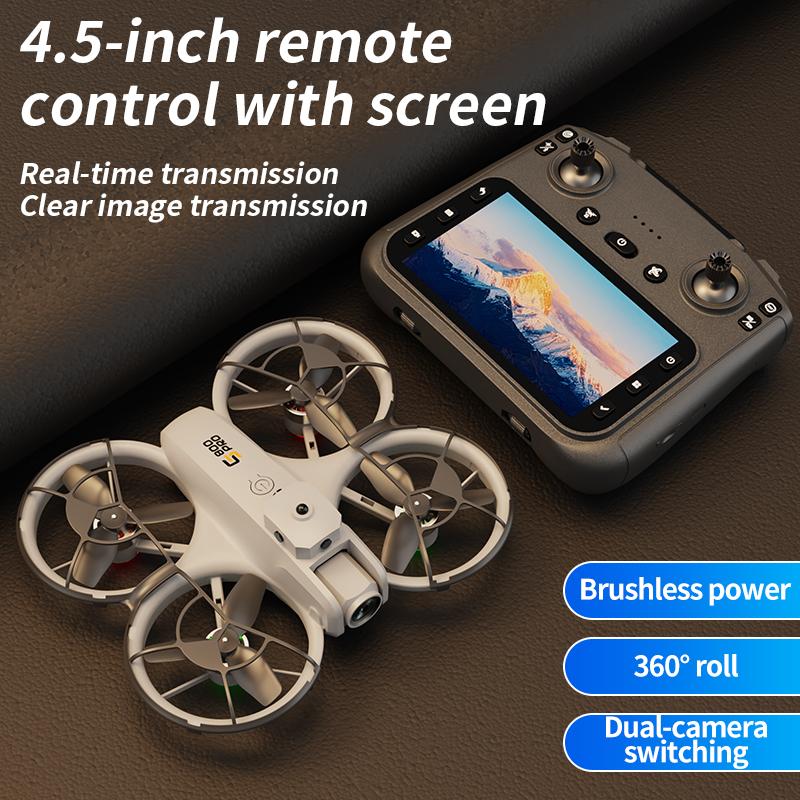 NOVO Drone Mini ES800 Pro Câmera HD 1080P Motor Brushless Evitação de Obstáculos Fotografia Aérea Aeronave com Controle Remoto Quadricóptero