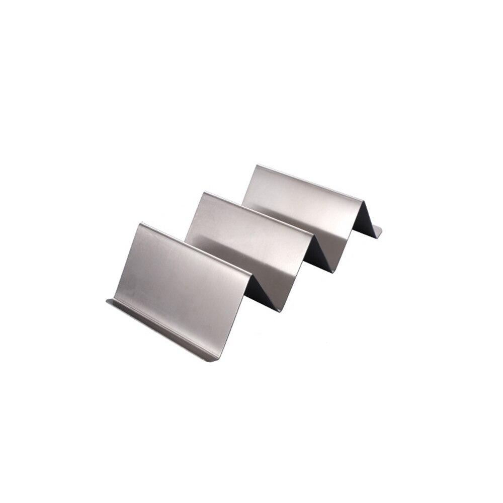 Taco Holder Stainless Steel Burritos Tray with Handles, Each Holding 2 Or 3 Tacos Can Be Used for Baking, Dishwasher And Grilling