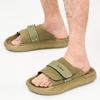 Men Slippers Wide Palm Outdoor Summer Black Flats Beach Shoes for Students Plus Size
