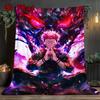 Jujutsu Kaisen 2D Flat Pattern Flannel Blanket High Quality All Seasons Warmth and Comfort Perfect for Christmas Gifts.SMT0917229