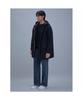 SHIFT.G Wide Brushed Denim Pants Navy
