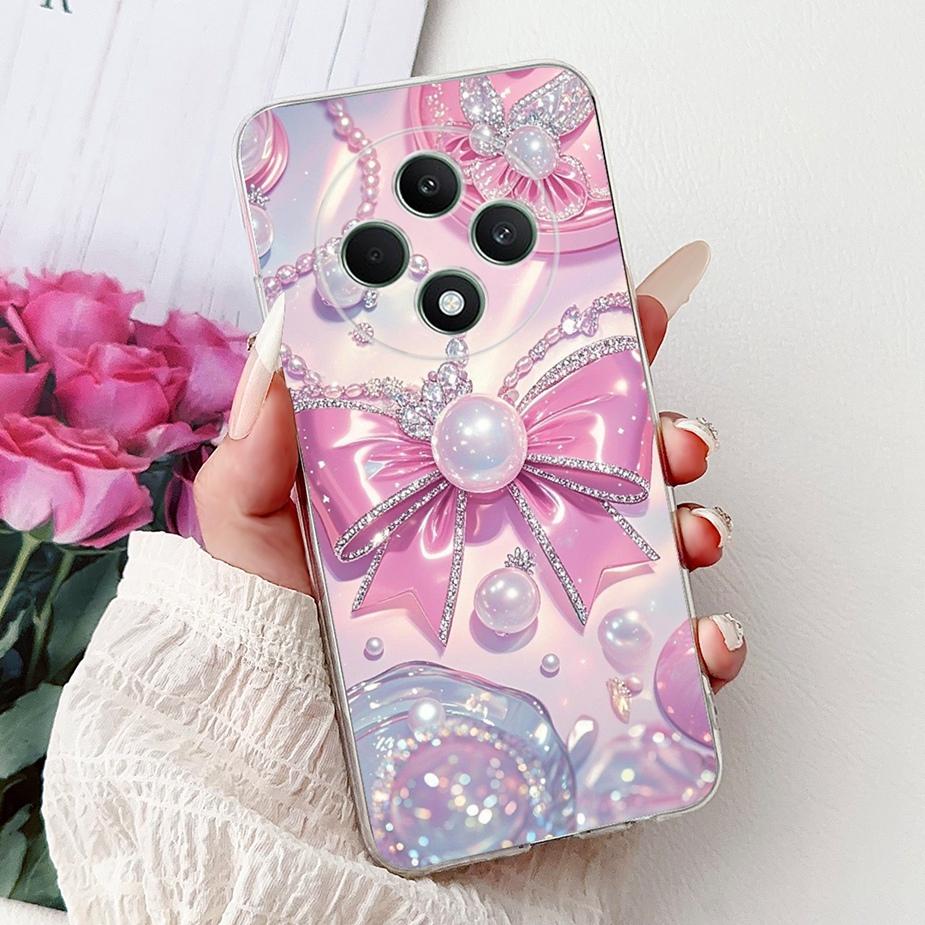 For Oppo Reno 12F 5G Case Reno12 FS CPH2637 Colorful Flowers Painted Cover Soft Silicone Case For Oppo Reno12 F 4G Reno12F Shell