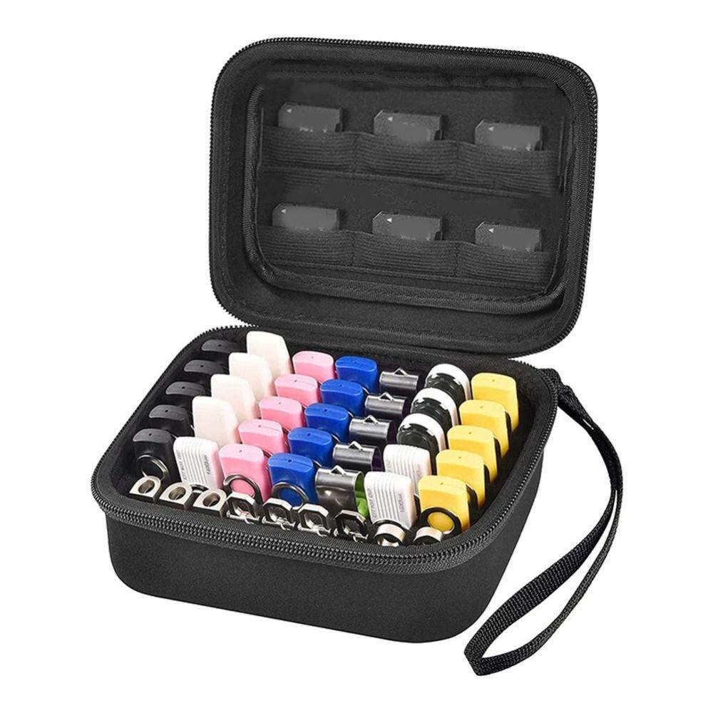 Hard Shell USB Flash Drive Case Shockproof Large Capacity USB Holder Durable Storage Case for Samsung/SanDisk/Kingston Office