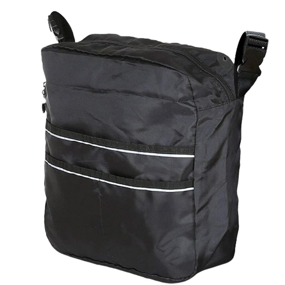 

Wheelchair Bags Wheelchair Backpack with Cup Holder Wheelchair Storage Bag to Hang on Back Electric Wheel Chair Accessories чорний