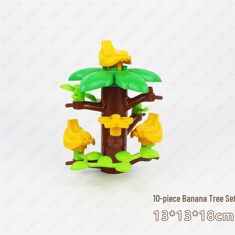 LEGO Duplo-Compatible Large Bricks: Kitchen, Bathroom, Furniture & Food Play Accessories for Children's Building Toys