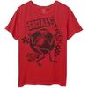 T-shirt Social Distortion Speakeasy Scacchiera Logo Band Ufficiale Rossa M