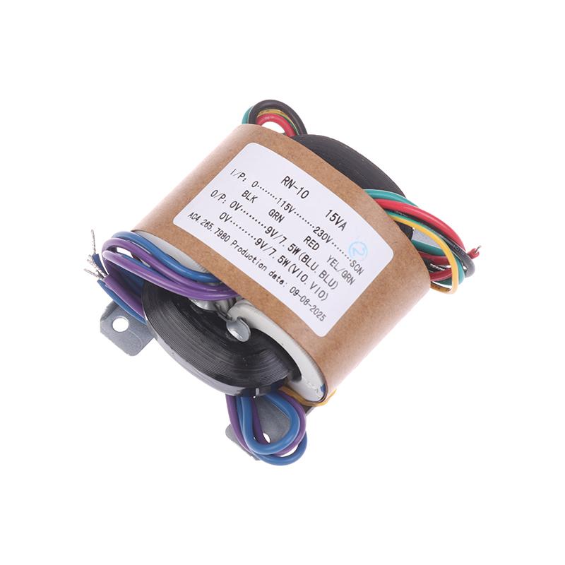 Rn-10 R Core Transformer 10W R10 Dual 9V 12V 15V 18V Transformers 230V To 2X9V Copper 115V Shield Pre-Decode Board Power Supply