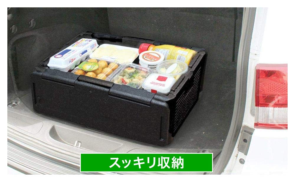 iimono117 Foldable Cooler Box 60L BBQ Storage Box for Picnics Large Capacity 60 Liters Outdoor Use Flip Box (1 Piece) Cooler/Warmer (1 Piece)