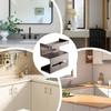 3 Tier Toilet Paper Holder Tissue Practical Modern Wall Mount Dispenser for