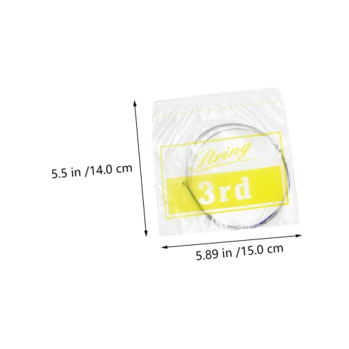 Ibasenice Cello String Set, Steel, 4 Strings, for Performance