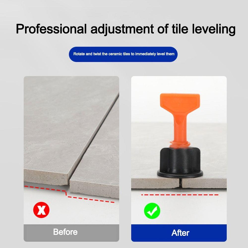 126pcs/151pcs Floor Leveling Tile Spacers Clips Leveling System Wedges Tile Tools Floor Gap Clips