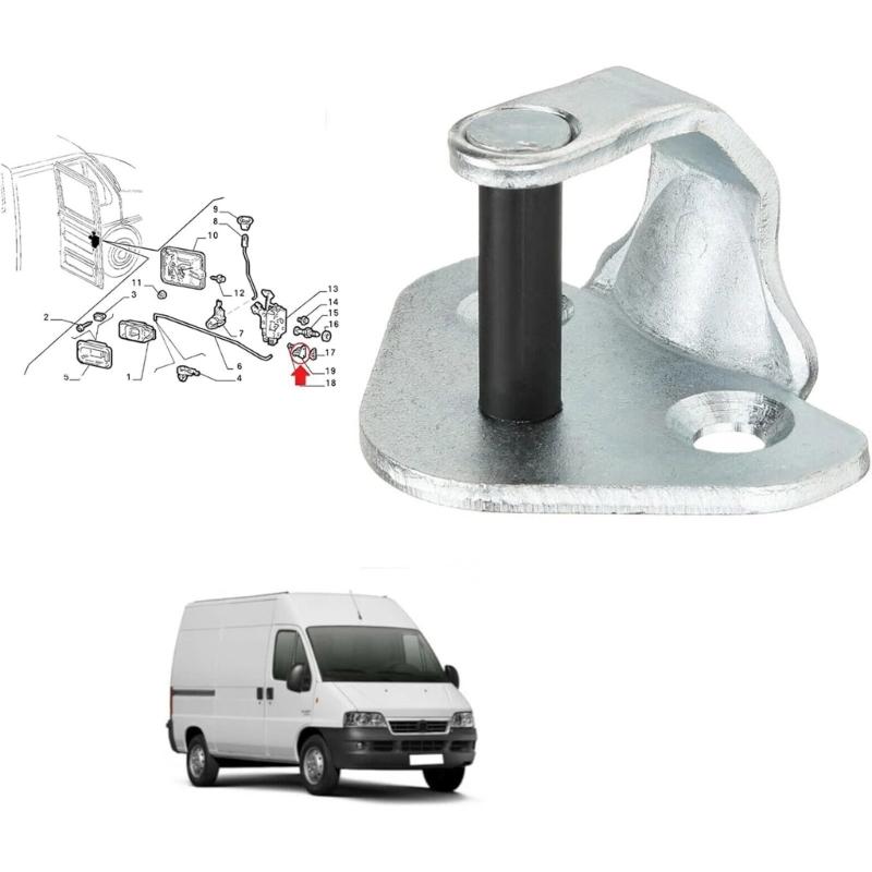 Efficient Car Rear Door Lock Strikers Catch Latches Assembly For 1340174080 8503ES 1320249080 1994-2006 Enhances Safety