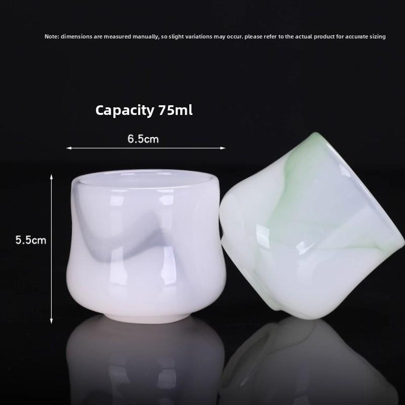 Glazed Master Cup Single Cup Personal Tea Drinking Cup Kung Fu Tea Set Household Men and Women Water Cup