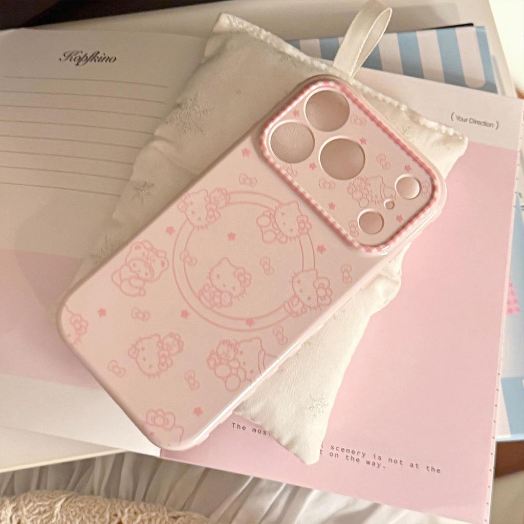 Cartoon Cat Phone Case for iPhone 17 Pro Max/16 - Magnetic Stand, Soft Fit