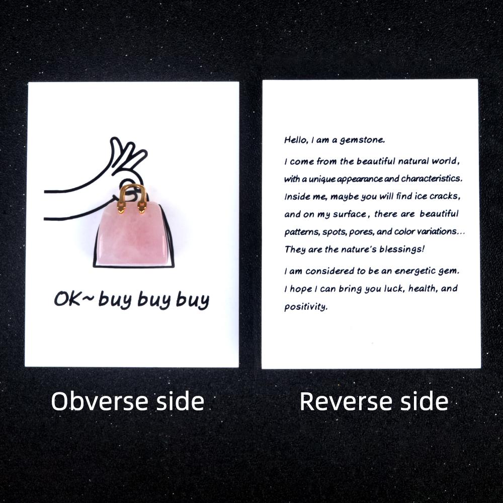 1шт Рейки Исцеляющий кристалл Мини-сумочка Резьба — фото 5