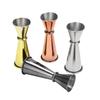 1 Pezzo 15/30ml o 30/60ml Bicchiere Dosatore Cocktail in Acciaio Inossidabile Doppia Testa Bicchiere Dosatore Alcolico Bicchiere Misurino Bar Once Articoli per la Cucina