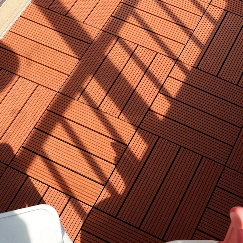 WPC Interlocking DIY Outdoor Flooring: Anti-Corrosion, Self-Laying for Balcony, Terrace, Courtyard Renovation