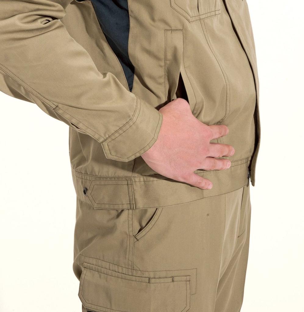 BURTLE 6091 Jacket, Khaki, Size L